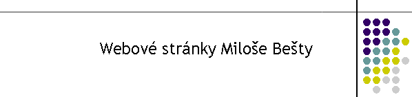 Webov strnky Miloe Bety